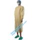 Non-woven Medical White Coveralls,Disposable Medical Waterproof Isolation Gown,  00:41  Medical Disposable Chemical Prot