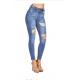 OEM wholesale Long size blue womens Jeans and modern men trousers Denim Pants