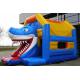 Aframe Shark Blue Inflatable Combo Jumping Bouncer For Funny