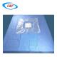 Breathable Sterile Nonwoven Blue C-Section Surgical Drape For Cesarean Operations