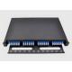 1U HD Rack Mount Fiber Patch Panel With MPO / MTP Cassette Or Adapter Panel