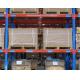 Q235B Steel Heavy Duty Shelf Racks Standard Warehouse Equipment Blue / Orange Color