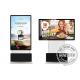 65 Inch LCD Rotatable Touch Screen Kiosk WIFI Digital Signage Kiosk Indoor Totem Android Advertising Player