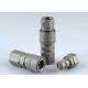 Zinc Nickle Plated High Pressure Hydraulic Couplings Carbon Steel Special Valve Design