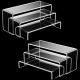 Acrylic Tabletop Riser U Shaped Stand Transparent Tablet Stand Cupcake Plexiglass Stair Risers