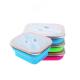 Reusable Silicone Collapsible Lunch Box Customized Food Storage Silicone Container