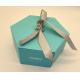 Double Door Luxury Packaging Boxes With Ribbon Matt Lamination Stamping