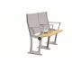 Grey Coating Lecture Hall Seating fireproof  Lecture Room Furniture With Fixed Table