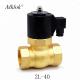 1-1/2 High Temperature 220V AC Hot water electric steam solenoid valve