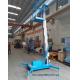 Single Mast Aluminum Aerial Work Platform 6 Meter With CE Certification