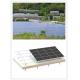 500mm Aluminum Solar PV Mounting Systems Concrete Base Ground MGAS-I