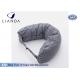 Car Accessories Gray Neck Travel Pillow , Memory Foam Head Pillow With Different Color