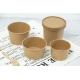 Eco-friendly disposable food grade bamboo paper bowl printing salad bowl