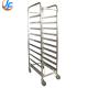 RK Bakeware China-Commercial Catering Stainless Steel Gastronorm Food Tray Rack Trolley GN1/1