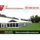 White Garden Party Tent PVC Fabric , Luxury Wedding Marquee With Large Capacity