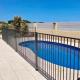 Industrial Aluminium Flat Top Pool Fencing Corrosion Resistant Pool Guardrail For Customization