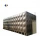 Pure Water Treatment System Stainless Steel Water Tank in Square Rectangular Pressure