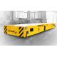 Yellow Heavy Duty Pipe Handling Wagon Electric Transfer Trolley