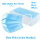 Earloop Style Blue Non Woven Face Mask , Surgical Grade 3 Layer Face Mask