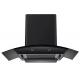 Touch Control Glass Chimney Hood with Hand Sensor 3 Speed Settings Arc Glass Exhaust Hood