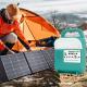LED Light Solar Home Lighting System Kits Portable Camping Lamp Torch Radio