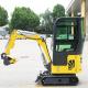 Farmland 1.5t Mini Digger Digging Equipment Garden Crawler Mounted Hydraulic Small Excavator