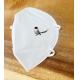 White KN95 Hypoallergenic Particulate Respirator Face Mask With Customized Patterns