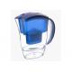 Blue 2.4L 6 Cup Water Filter Jugs For Kitchen Water Purifier , Anti Seepage Design