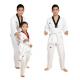 wholesale cotton/polyester white Custom taekwondo clothes uniform suits manufacturer