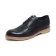Durable Comfortable Black Mens Breathable Leather Shoes