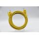 CAT5E Yellow 2M BC RJ45 Ethernet Cable Patch Cord Connecting CCTV Router Computer