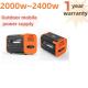 Black 2024 Products 2000W/2200W/2400W Portable Power Station Solar Generators for at Home