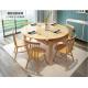 Home Furniture Solid Wood Table / Expandable Round Dining Table Modern Style