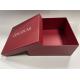 Customized Red Magnetic Gift Box CMYK Rectangular Custom Boxes Magnetic
