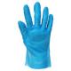 Blue Food Safe Disposable Gloves , Eco - Friendly Disposable Cooking Gloves