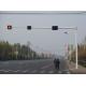 Roadway Traffic Signal Pole , Driveway Galvanised Steel Pole 11M Height 4M Width
