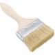 Flat Wooden Handle Bristle Hair Lacquer Brush