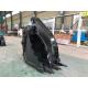 Hydraulic Excavator Thumb Bucket Grab For Loading Scrap Demolition Debris