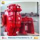 red color industrial abrasive slurry pump