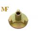 Aluminium Formwork System Accessories 16MM Golden Color Tie Rod Wing Nuts