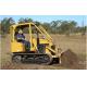 Ce 35hp Mini Crawler Tractor of  Farm Exploration Machine with Backhoe/Slade/Auger/4-in-1 bucket Manual Clutch