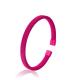 KC Hot Pink Stainless Steel Handcuff Bracelet Party Gift For Girl