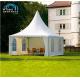 Custom Pagoda Event Tent / Portable Pagoda Gazebo Canopy PVC Coated Fabric