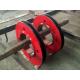 AISI 4140 42MoCrMo4 AISI 1045 Forged Forging Steel Crane Wire Sheave Pulley