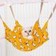 Pet Summer Cotton Linen Cat Hammock Stand Breathable Cage Cat Swing Nest Multicolor Printing Hammock