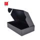 Black Simple Folding Corrugated Paper Mailer Box Packaging Case