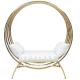 Classic Wedding Couple Sofa Set Round Wedding Throne Birdcage Chair