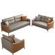 GENUINE Leather Modern Office Sofa Set Reception Sofa for Contemporary Office Talks