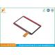 Bright Home Automation Wall Touch Screen / Red Color Home Touch Panel