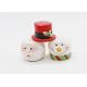 Ceramic Hand Painted Christmas Salt And Pepper Sets For Holiday Kitchen Decoration